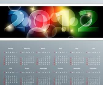 2012 日曆向量