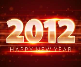 2012 新的一年向量