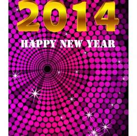 Fundo De Celebração Do Ano 2014 De Novo Lindo