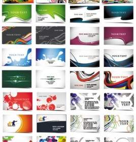 24 Beautiful And Practical Business Card Templates Vector