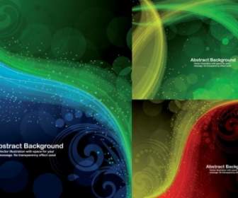3 Cool Dynamic Pattern Of Light Vector Background