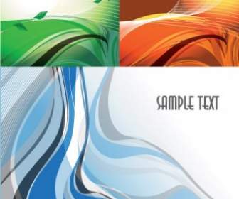 3 Dynamic Lines Of The Abstract Vector Background