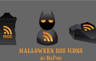 3 Iconos De Rss De Halloween