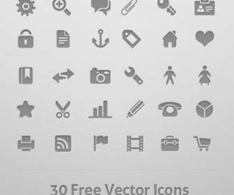 30 Gray Texture Icon Psd