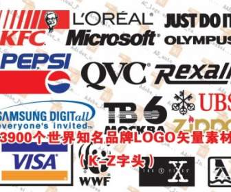 3900 Logo Vektor Weltberühmte Marken Unter Das Set Kz-Präfix