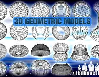 3 D の幾何学的モデル