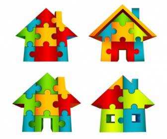 3d House Puzzle