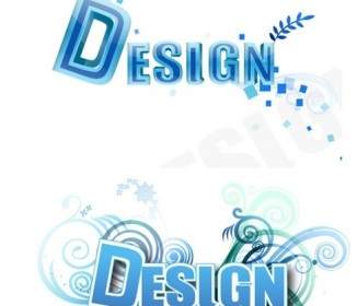3d Letter Design Vector