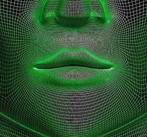 نموذج ثلاثي الأبعاد لناقل الوجه