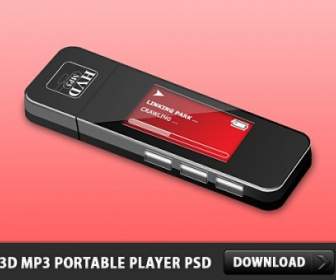 3d Mp3 Portable Player Free Psd
