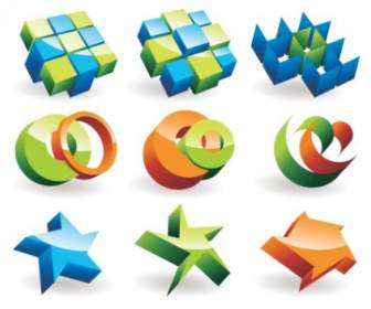 3d Objects Vector