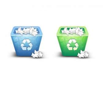 3d Recycle Bin Icon Psd