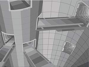 Edificio In Stile 3D Vettoriale