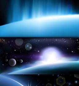 3glare Background Vector Space