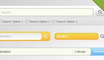 4 Designs For Search Input Field