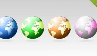 4 Free Globe Icons