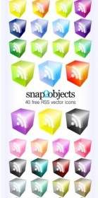 40 Vector Translucentd Look Rss Icons