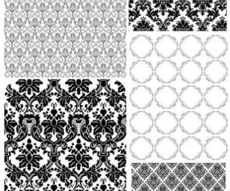 5 Europeanstyle Lace Pattern Vector