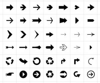 56 Free Arrow Symbols Icons
