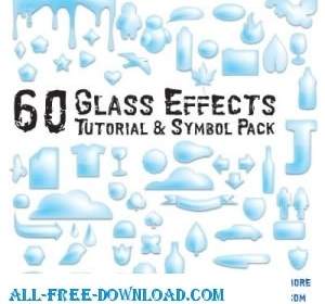 60 ガラス効果