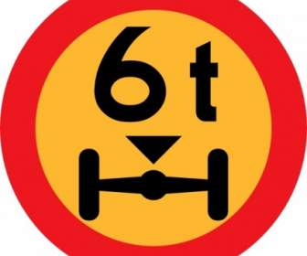 6t Wheelbase Sign Clip Art