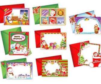 素敵なクリスマス カード 8 ベクトル