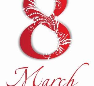 8 آذار/مارس المرأة الدولي S يوم مكافحة ناقلات التوضيح
