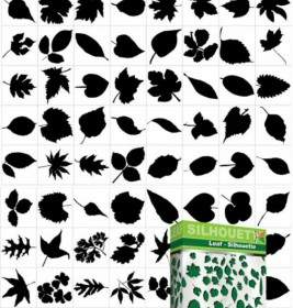 80 Leaf Silhouettes Free Vector And Photoshop Brush