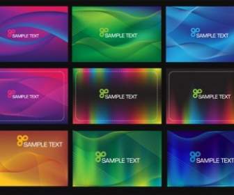 9 Lines Of Lightsensitive Background Card Vector
