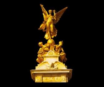 Eine Wunderschöne Westlichen Gold Skulptur