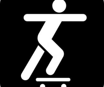 Une Personne Glissant Sur Une Clipart De Skate Board