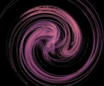 A Pink Purple Swirl Fractal