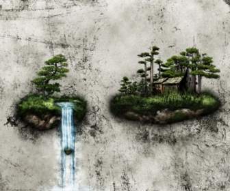 A Place To Live Wallpaper Photo Manipulated Nature
