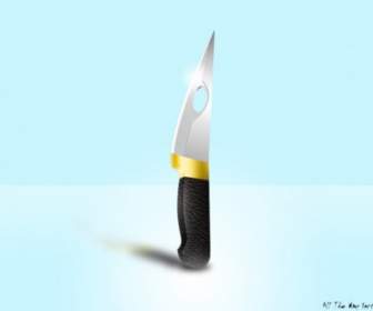 Eine Realistische Messer-Psd Geschichtet