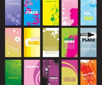 A Variety Of Card Background Vector