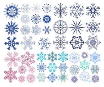 Eine Vielzahl Von Schnee Vektor Grafiken