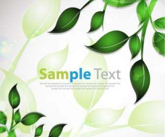 Abstract Background With Leafs