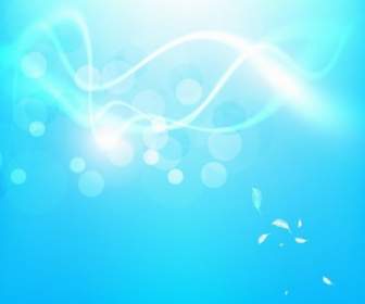 Abstract Blue Glow Vector Background