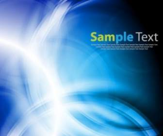 Abstract Blue Smooth Twist Light Vector Background