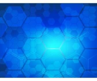 Abstract Blue Technical Background