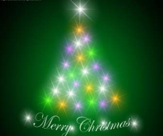 Abstract Christmas Tree Background