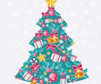 Abstrakte Christmas Tree-Vektorgrafiken