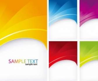 Abstract Colorful Background Vector-set
