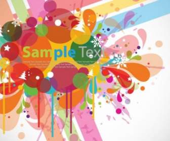 Abstract Colorful Design Background Vector