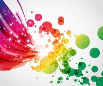 Abstract Colorful Vector Background Art
