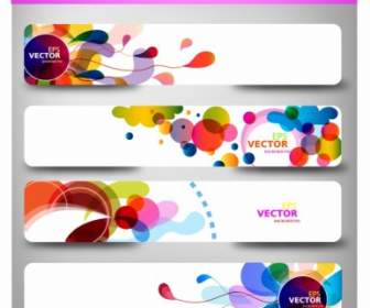 Abstract Colorful Web Headers