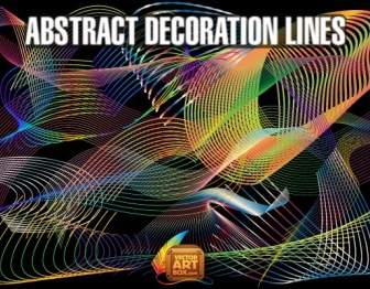 Abstrakt Dekoration Linien