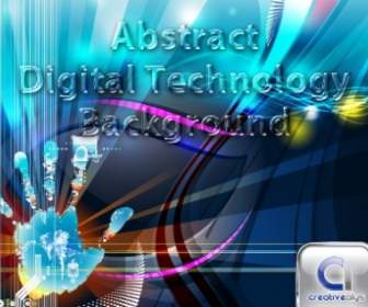 Abstrakte Digitale Technologie Vektor Hintergrund