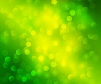 Abstract Green Light Bokeh Background Vector Graphic