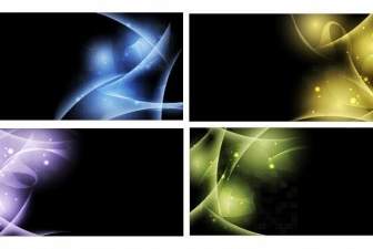 Abstract Light Vector Background Set